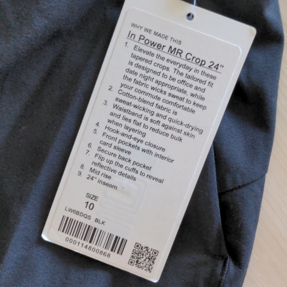Lululemon In power mr crop 24" - Picture 4 of 5
